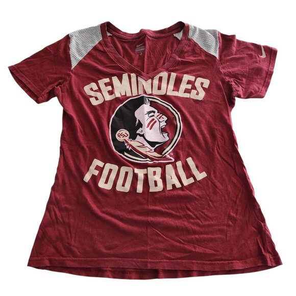 Florida‎ State Seminoles T-Shirt Nike Red Womens Large EUC - Picture 1 of 7